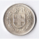 1967 B - 5 Franchi Argento Svizzera Guglielmo Tell Fdc